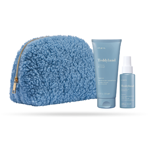 Pupa Teddyland - Latte di nocciola e camomilla blu Shower gel & Acqua profumata