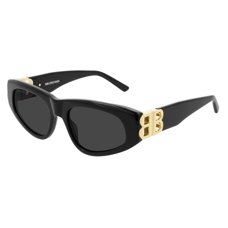 Balenciaga Occhiali da sole da donna BB0095S 001 Acetato Black Gold