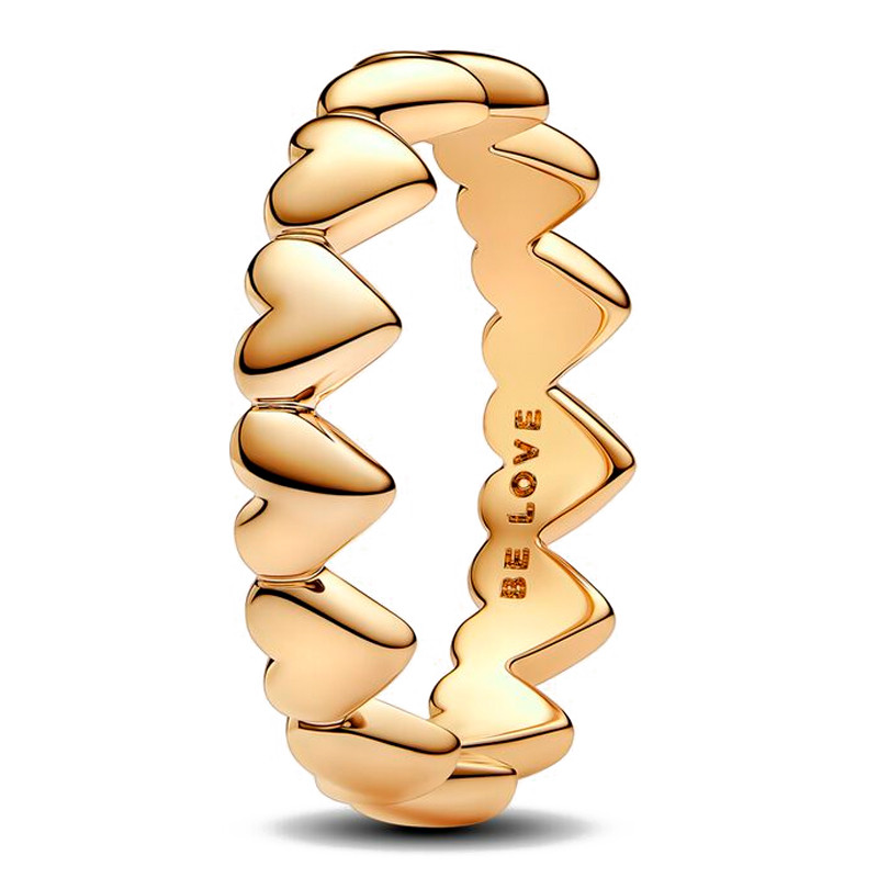 Pandora Anelli Row of Hearts Ring 163427C00