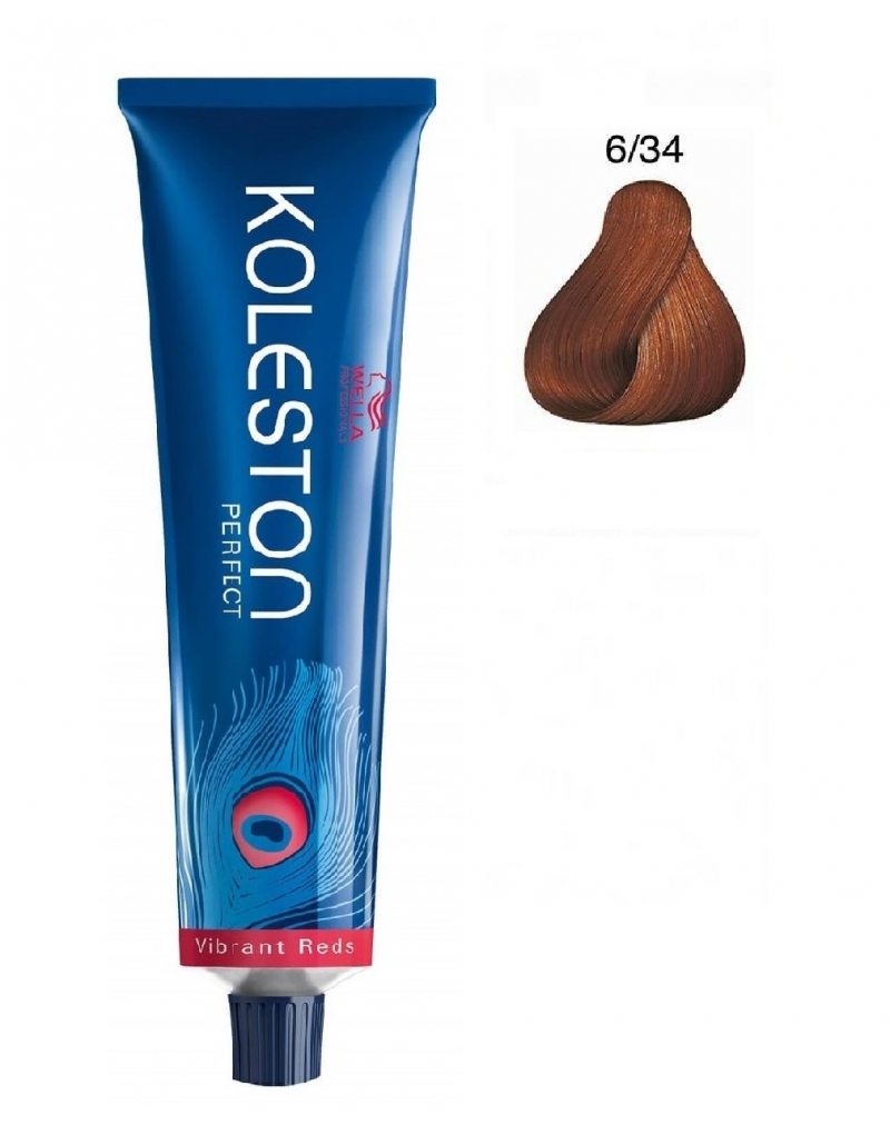 Wella Koleston Perfect - 6/34 Biondo Medio Oro Ramato