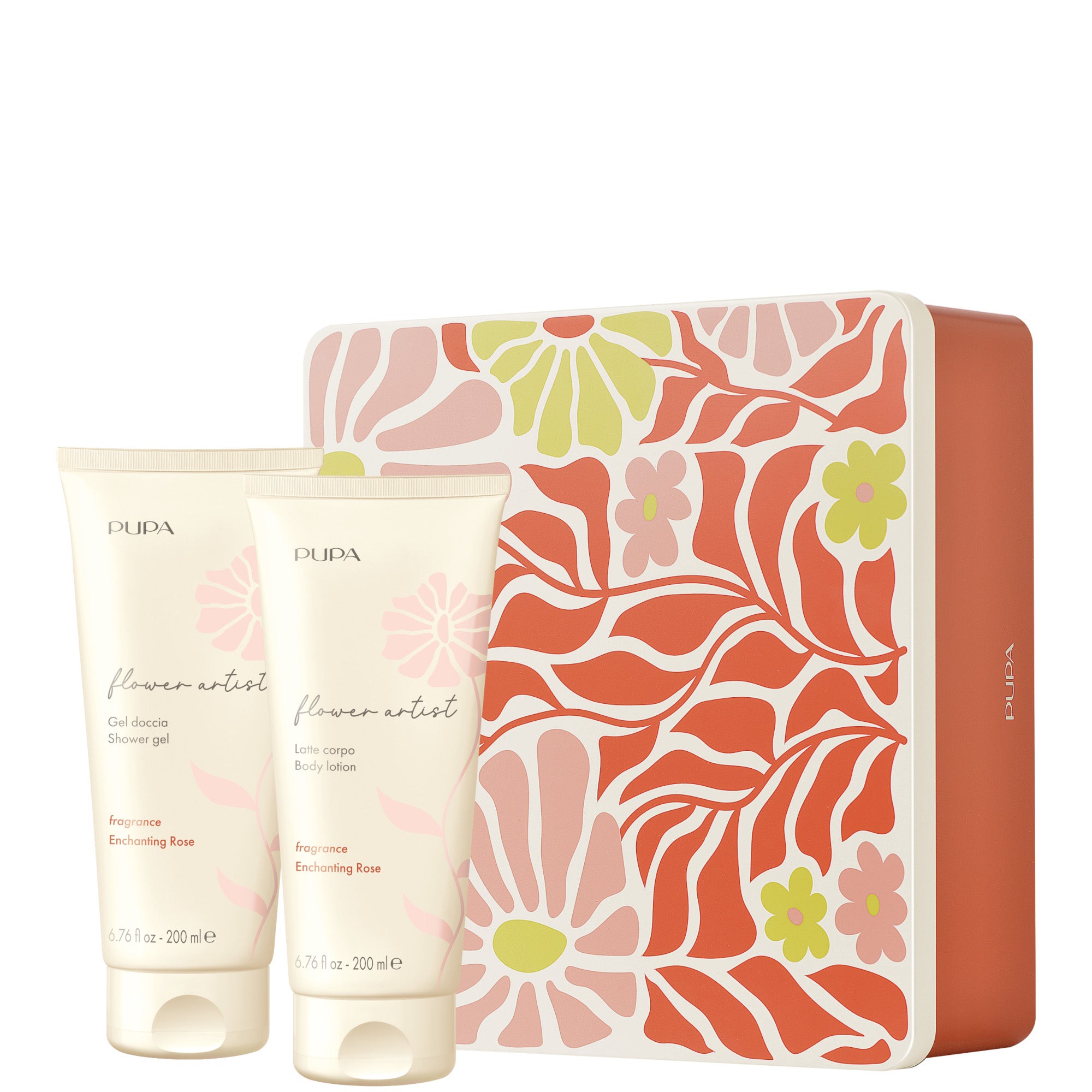 Flower Artist Gel Doccia + Latte Corpo Enchanting Rose - 200 ML