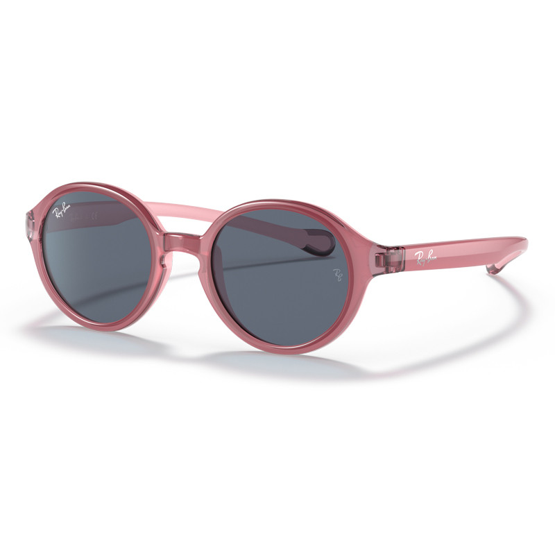 Ray-ban Occhiali da sole per bambini Junior RJ9075S 709887 Fuchsia On Rubber Pink Dark Grey