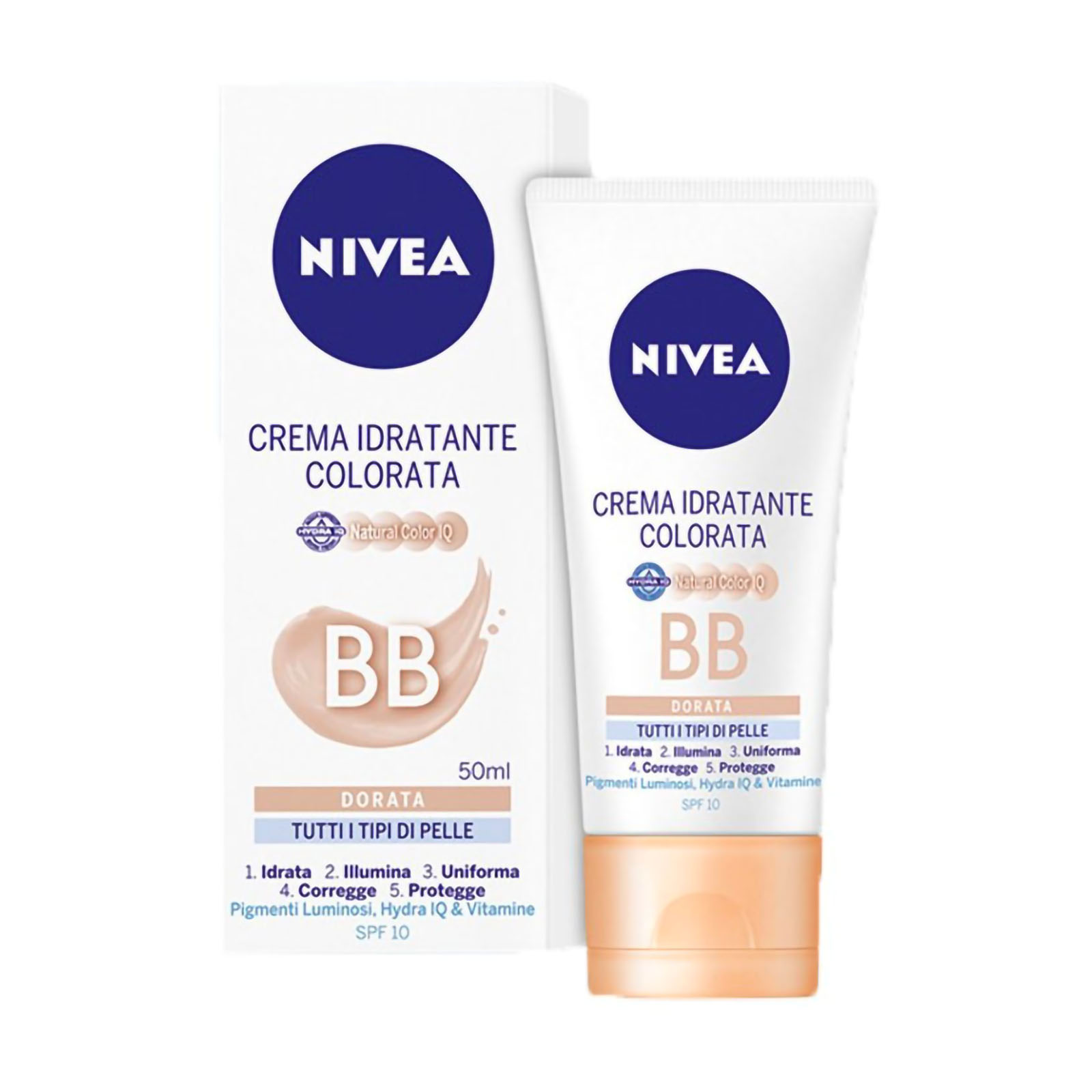 Crema Idratante Colorata Dorata 50 ml