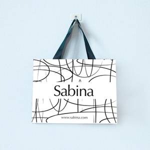 Sabina Accessori Borsa in Rafia con Glitter Multiuso