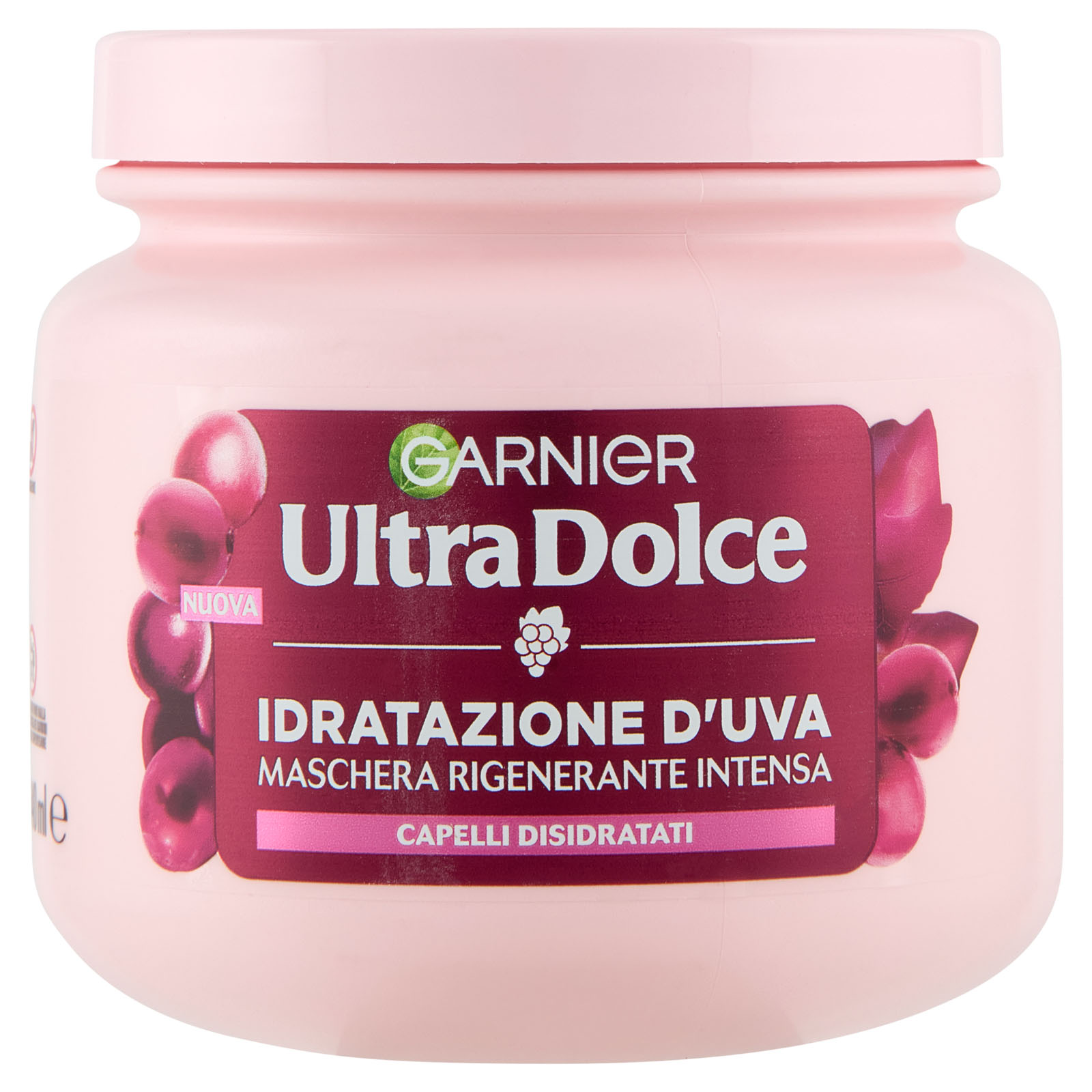 Ultra Dolce Idratazione D'uva Maschera Rigenerante Intensa, Per Capelli Disidratati 340 ml