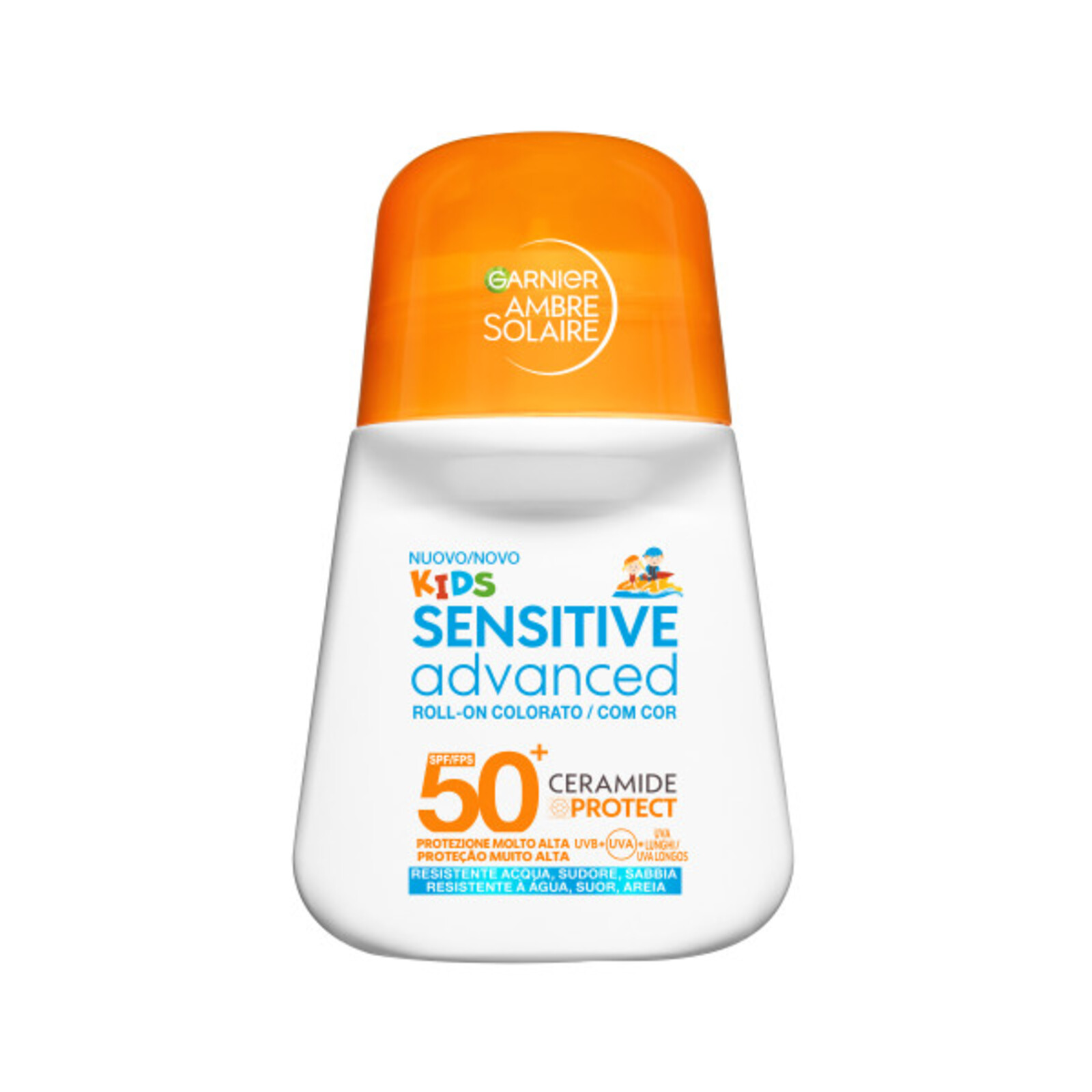 Ambre Solaire Advanced Sensitive On-roll Colorato 50+- Protezione Per Bimbi 50 ml