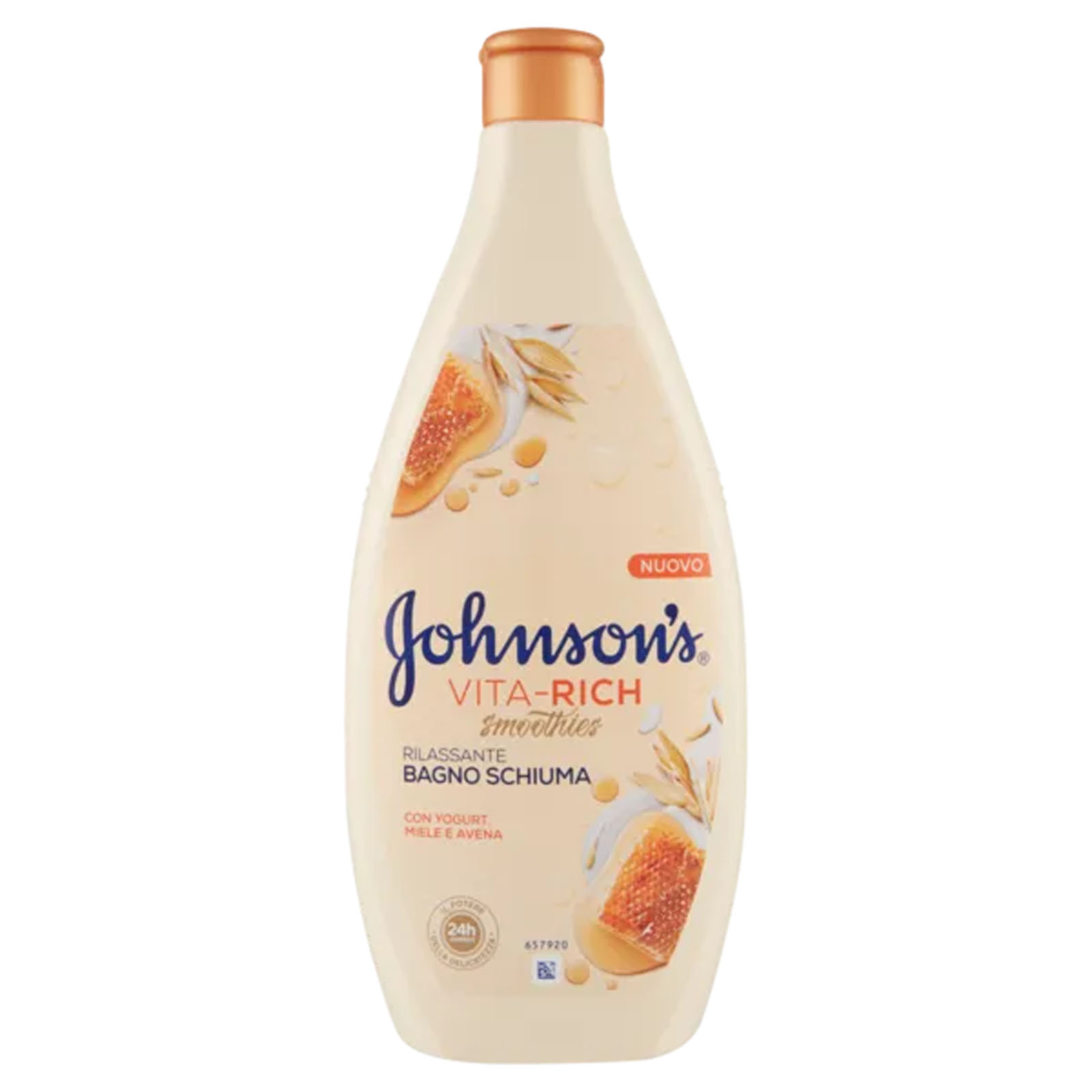 Vita-rich Smoothies Bagno Schiuma Rilassante Con Yogurt, Miele E Avena 750 ml