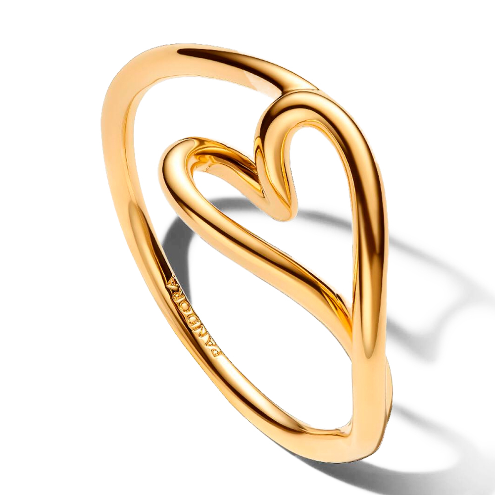 Pandora Anelli Anello piccolo a forma di cuore organico 164361C00
