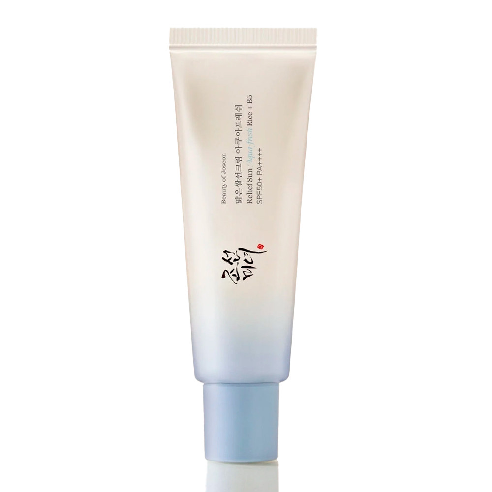 Beauty Of Joseon Trattamenti Viso Relief Sun Aqua-Fresh: Riso + B5 (SPF50+ PA++++) Crema solare dalla texture leggera