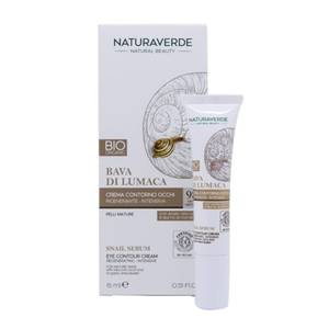 Crema Contorno Occhi Alla Bava Di Lumaca, Con Acido Ialuronico E Burro Di Karitè Bio 15 ml
