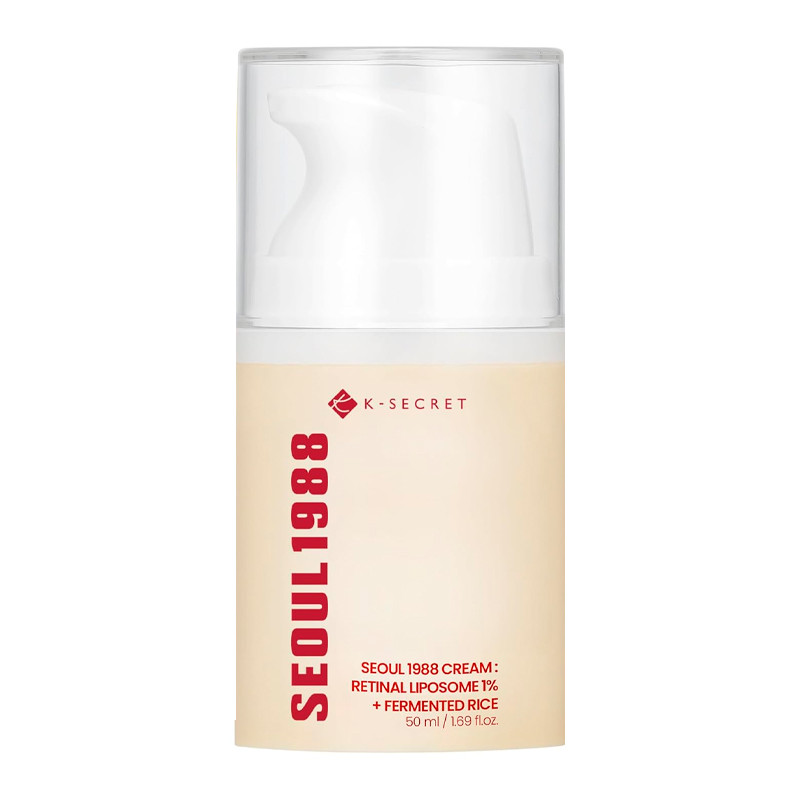 K-secret Trattamenti Viso SEOUL 1988 Cream : Retinal Liposome 1% + Fermented Rice Crema viso rassodante e illuminante