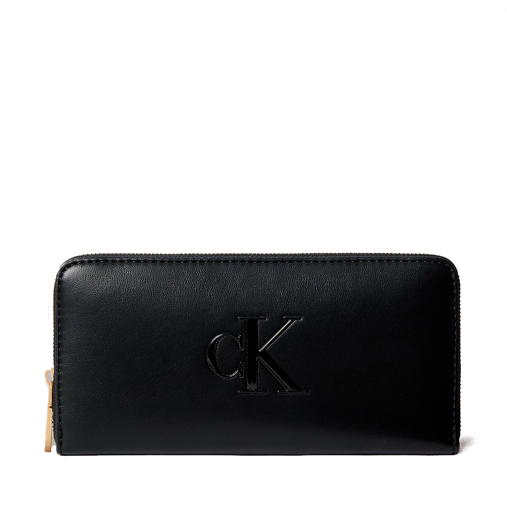 Calvin Klein Jeans Portafogli e portamonete da donna Portafoglio lungo con cerniera e monogramma in evidenza