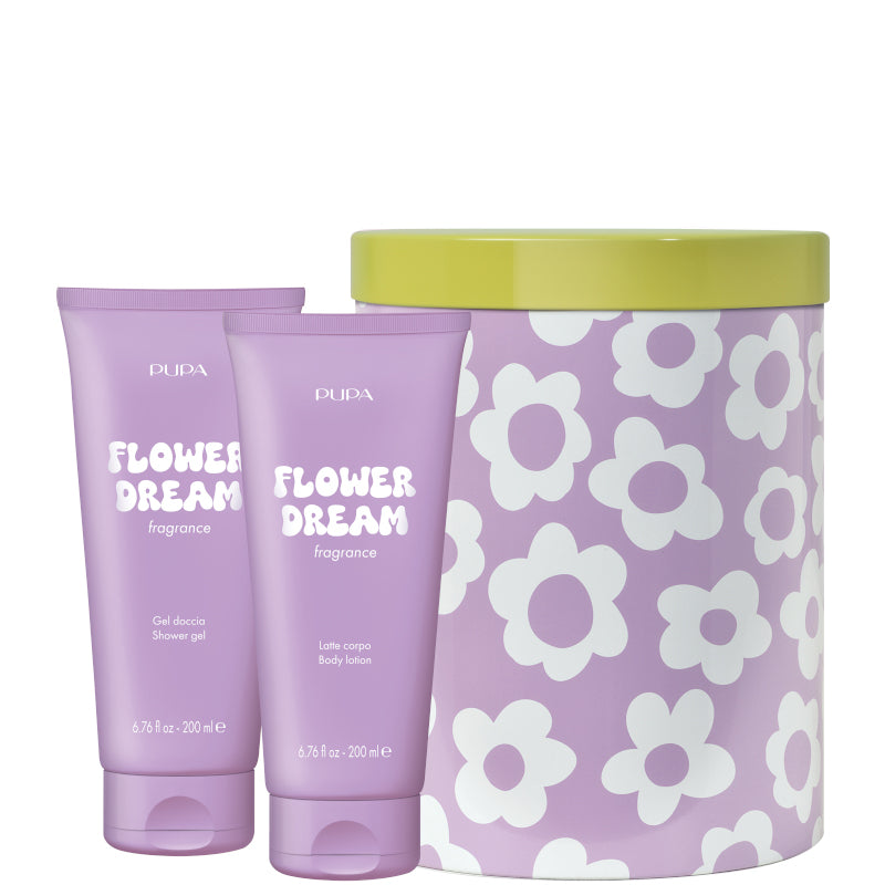 HAPPYBOX KIT 1 FLOWER DREAM 200 ML Latte Corpo + 200 ML Gel Doccia - 200 ML Latte Corpo + 200 ML Gel Doccia