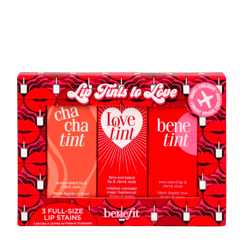 Benefit Set cosmetico Lip Tints To Love Set