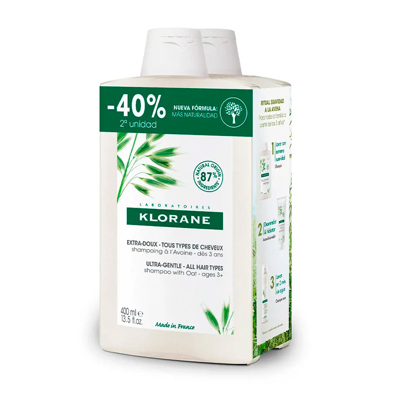 Klorane Shampoo DUO oatmeal shampoo