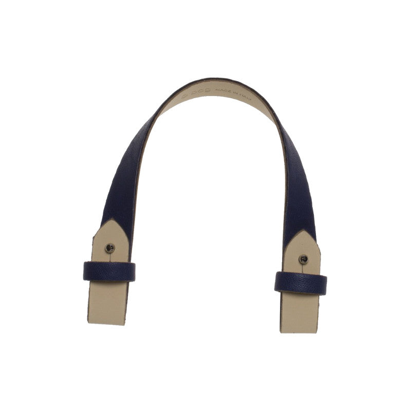 Tracollina Corta In Ecopelle Invecchiata Singola Blue OBTIC03 Colore Blue - OBTIC03 Colore Blue