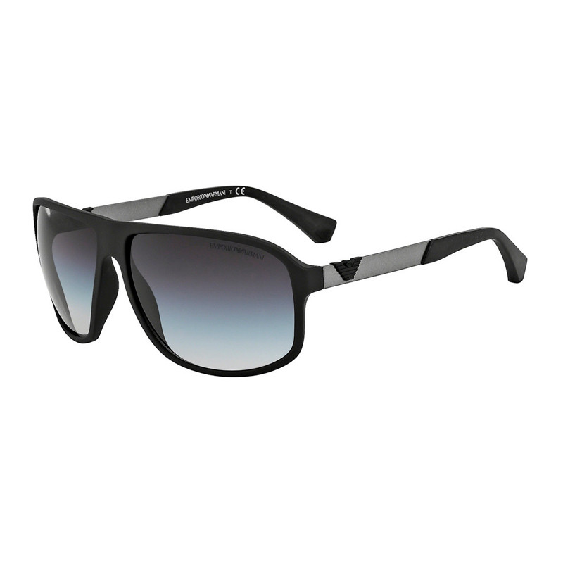 Emporio Armani Occhiali da sole per uomo EA4029 50638G Rubber Black Gradient Grey