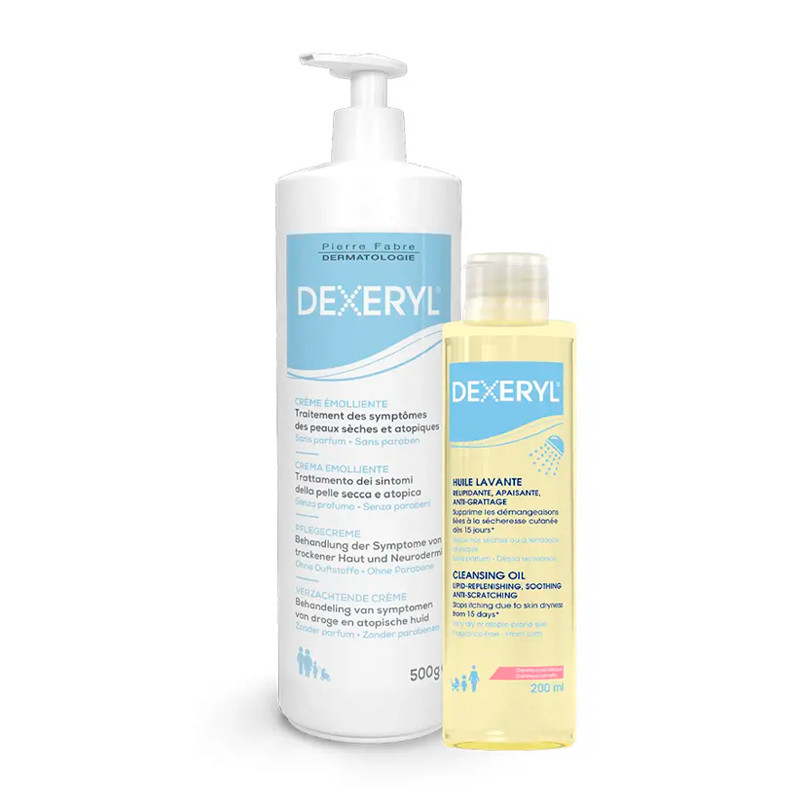 Dexeryl Bagnodoccia Créme Émolliente + Huile Lavante