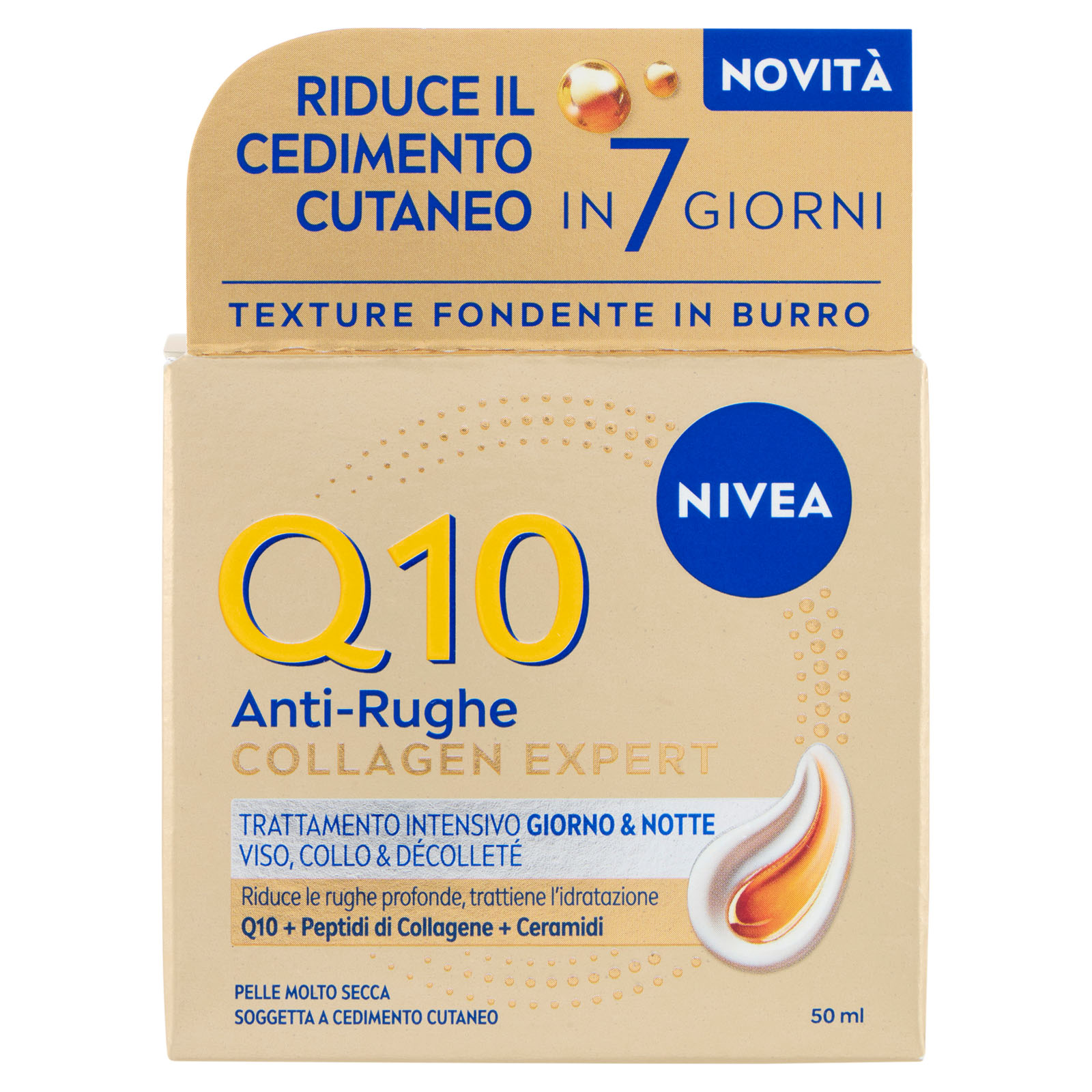 Q10 Anti-rughe Collagen Expert Trattamento Intensivo Giorno¬te Viso, Collo, Décolleté 50 ml