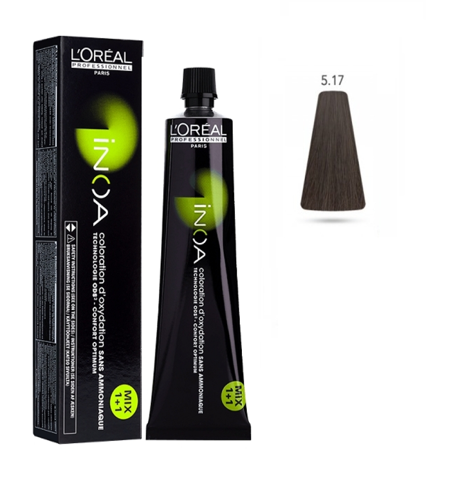 L'Oréal Inoa 5.17 - Castano chiaro cenere freddo