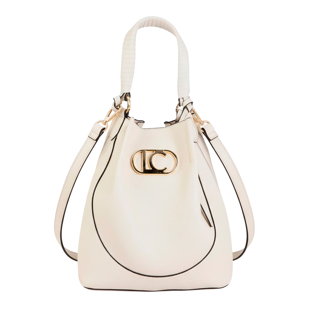 Lola Casademunt Borse da donna, articoli da toeletta e valigie Borsa hobo con finta pelle, manico intrecciato e fiocco
