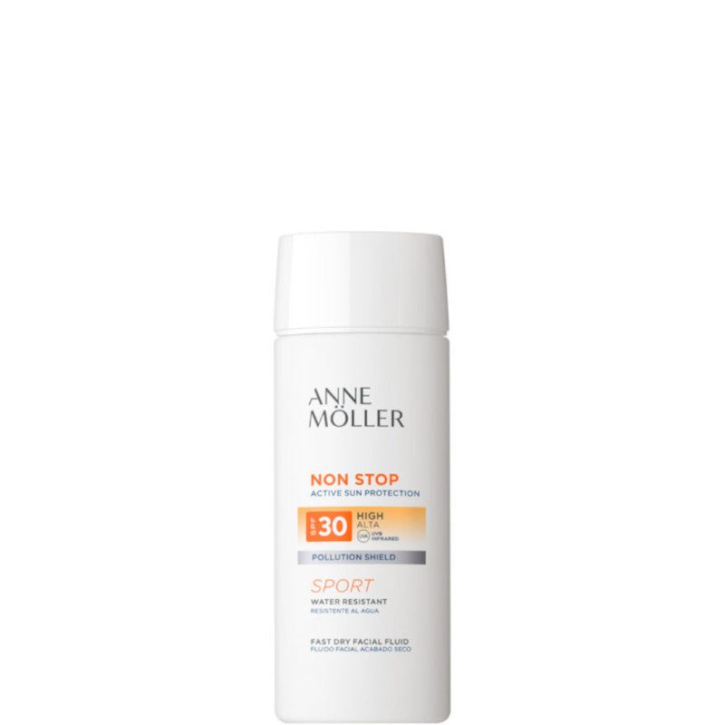 Non Stop Fast Dry Facial Fluid SPF 30 Sport Viso 75 ML - 75 ML