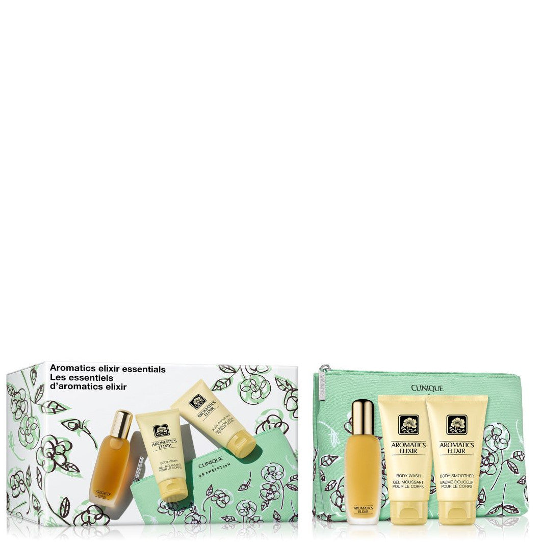 Aromatics Elixir Parfum Confezione - 45 ML Parfum + 75 ML Gel Doccia + 75 ML Latte Corpo
