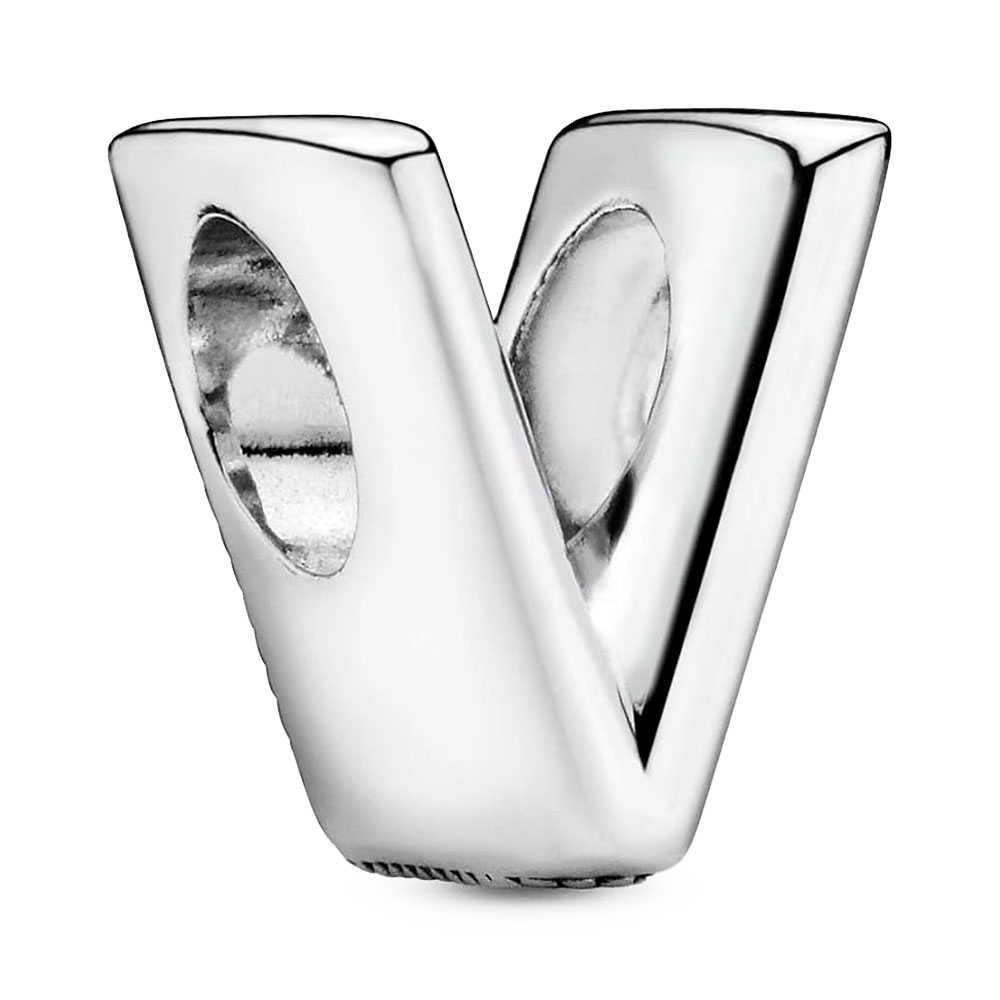 Pandora Charms CIONDOLO IN ARGENTO LETTERA V 797476