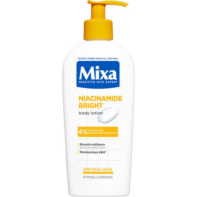 Mixa Sensitive skin expert - Crema corpo 400 ml | Lozione corpo 250 ml - Lozione corpo 250 ml - Niacinamide bright