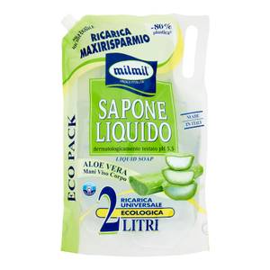 Sapone Liquido Aloe Vera Ricarica Universale Ecologica 200 ml
