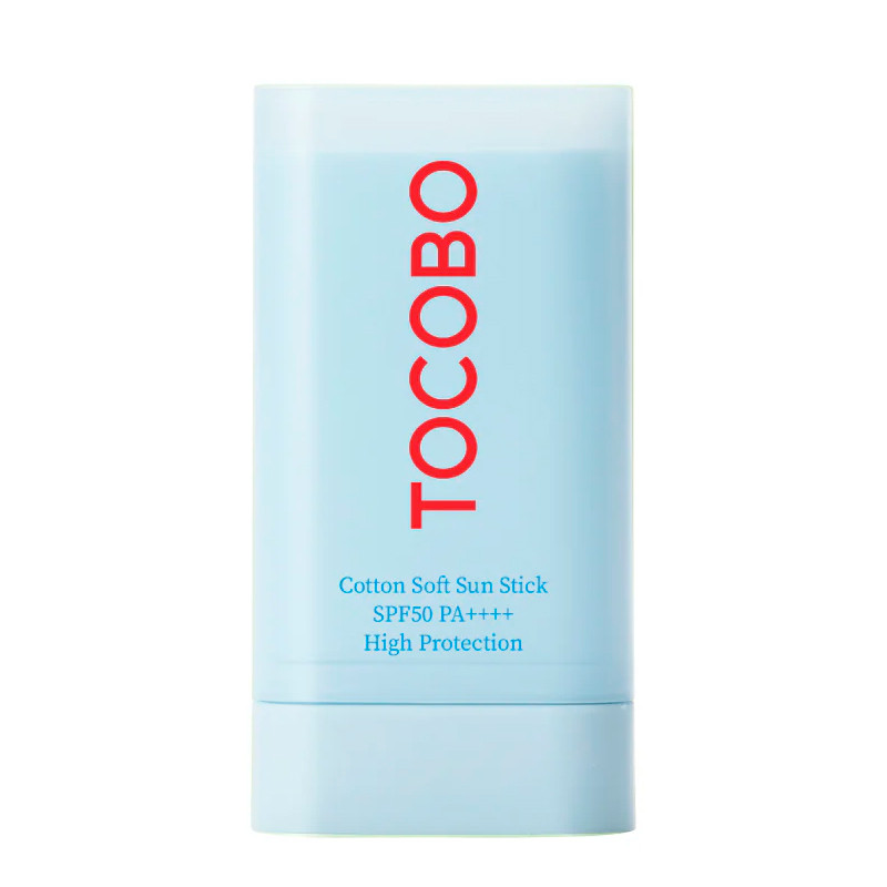 Tocobo Cosmetica Coreana Cotton Soft Sun Stick Spf50 Bastoncino protettivo per il viso