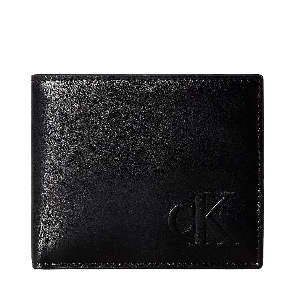 Calvin Klein Jeans Portafogli e portamonete da uomo Portafoglio in pelle con scomparto per banconote, tasca portamonete e protezione RFID