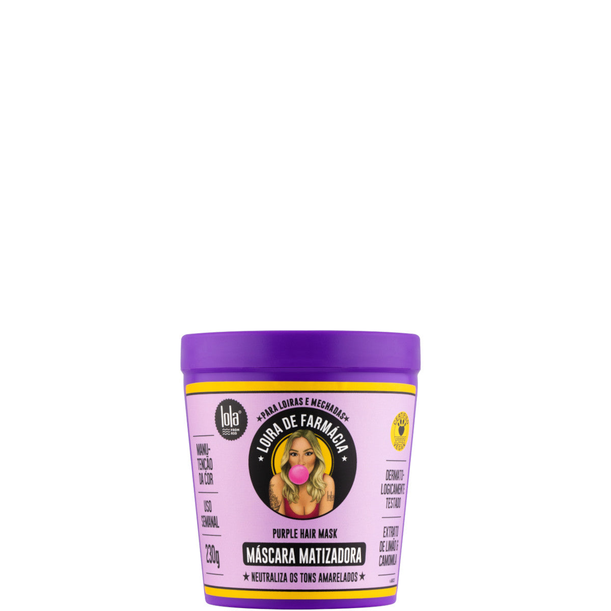 Lola from Rio Loira de Farmácia Maschera Tonalizzante Purple - 230 gr