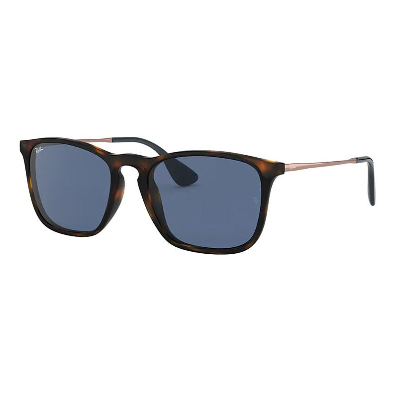 Ray-ban Occhiali da sole unisex Rb4187 639080 Chris Havana Dark Blue