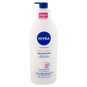 Crema Corpo Rosa & Argan Idratante Pelle Normale O Secca 500 ml