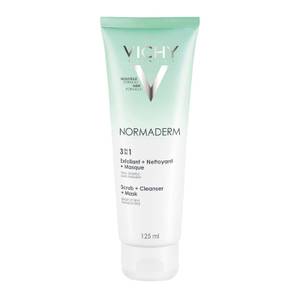 Vichy Trattamenti Viso NORMADERM 3 in 1 Scrub esfoliante + detergente + maschera