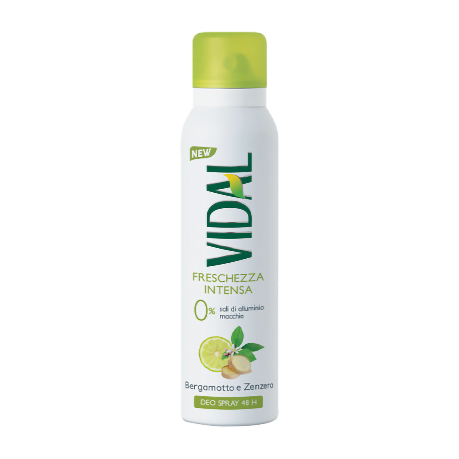 Deodorante Spray Bergamotto E Zenzero Freschezza Intensa 48h 150 ml