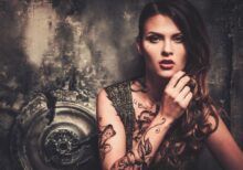 Lo stile gothic-metal dei rossetti mat Kat Von D