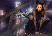 Trucco Natale viso. Naughty kitty Christmas and Winter Collection