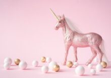 Trucco da unicorno per bambina