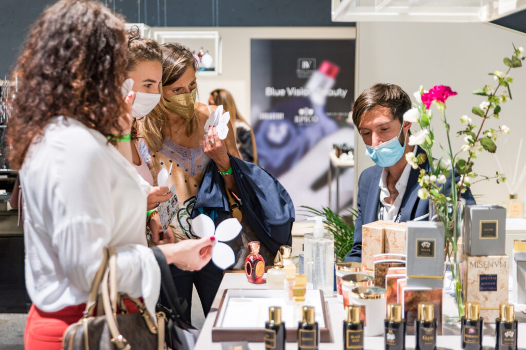 Persone presenti all'evento Pitti Fragranze