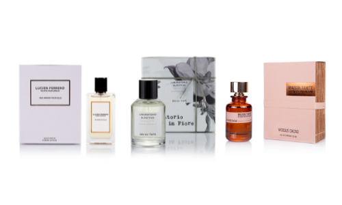 Selezione di tre profumi 8 marzo