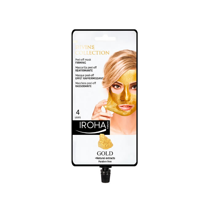 Iroha Nature Gold Maschera Peel Off Rassodante 4 Usi